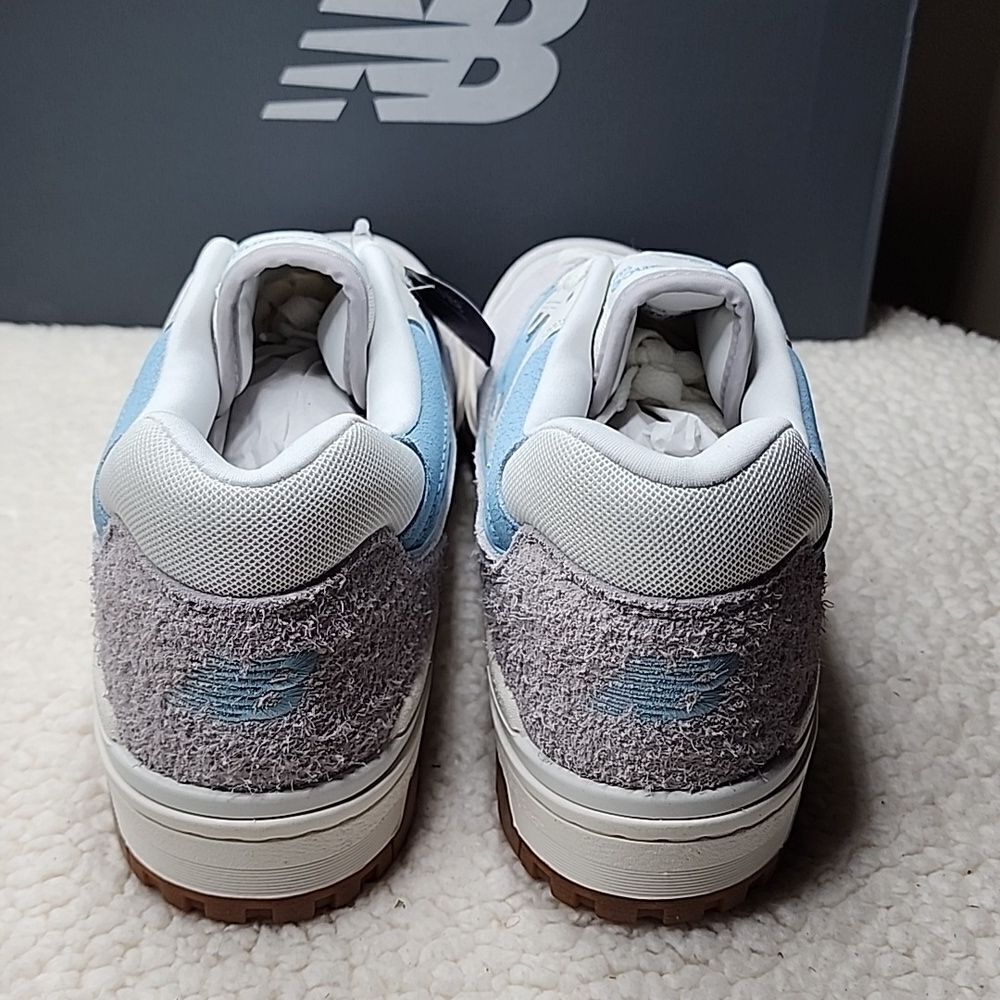 NWT New Balance 550 Grey/White/Blue Size Mens 13 Women's 14.5 - Picture 3 of 8